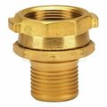 Dixon Scovill Style Permanent Coupling, 3 in Nominal, Female NPSM, Brass, Domestic H5261